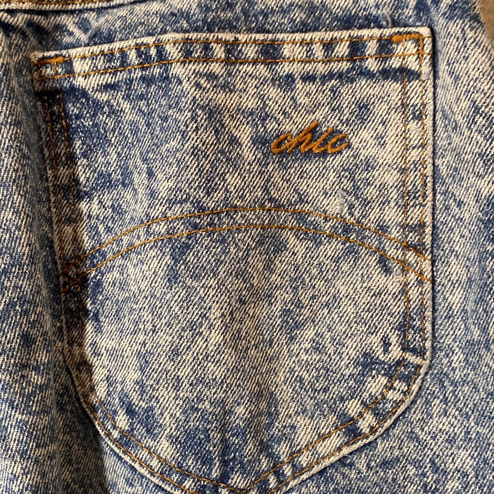 Vintage Chic acid washed jeans size 16 - the OG of mom jeans see measurements - Picture 4 of 11
